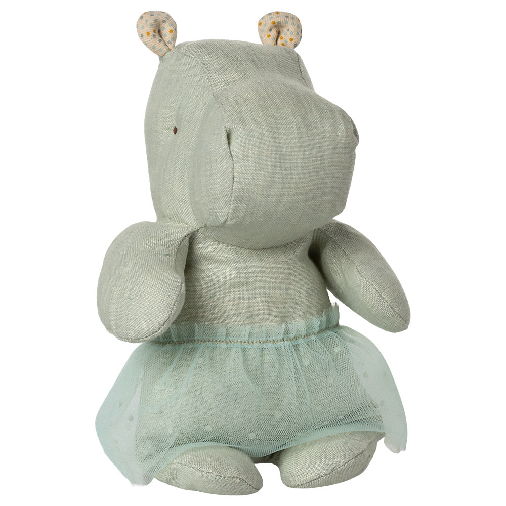 Maileg Nijlpaard met Jurk Mint