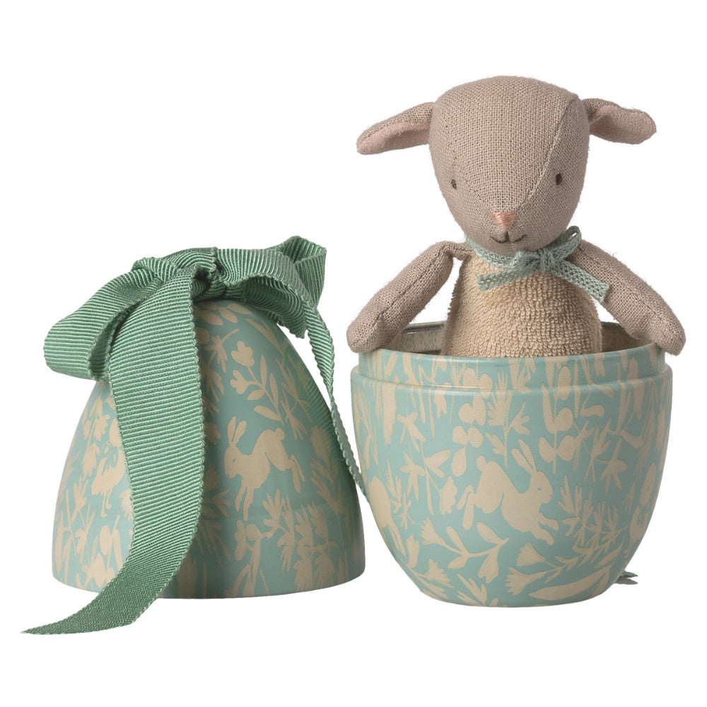 Maileg Paasei met Lammetje Dusty Blue
