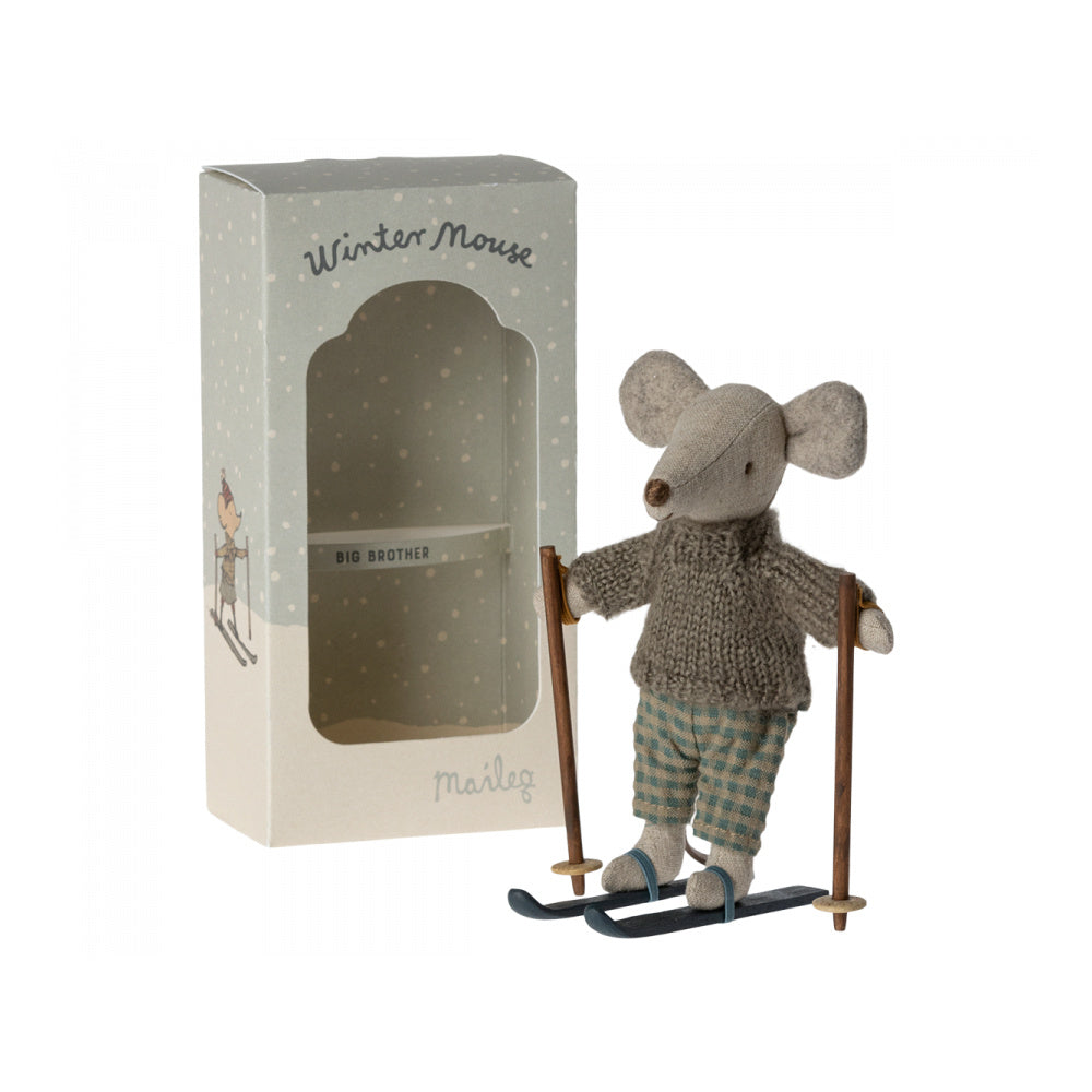 Maileg Winter Muis met Ski Set Grote Broer 17-3212-00_2