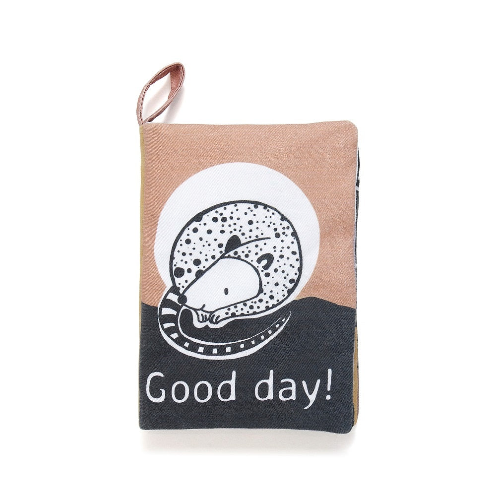 Petit Monkey Baby Soft Boekje Sleepy Wakey 4