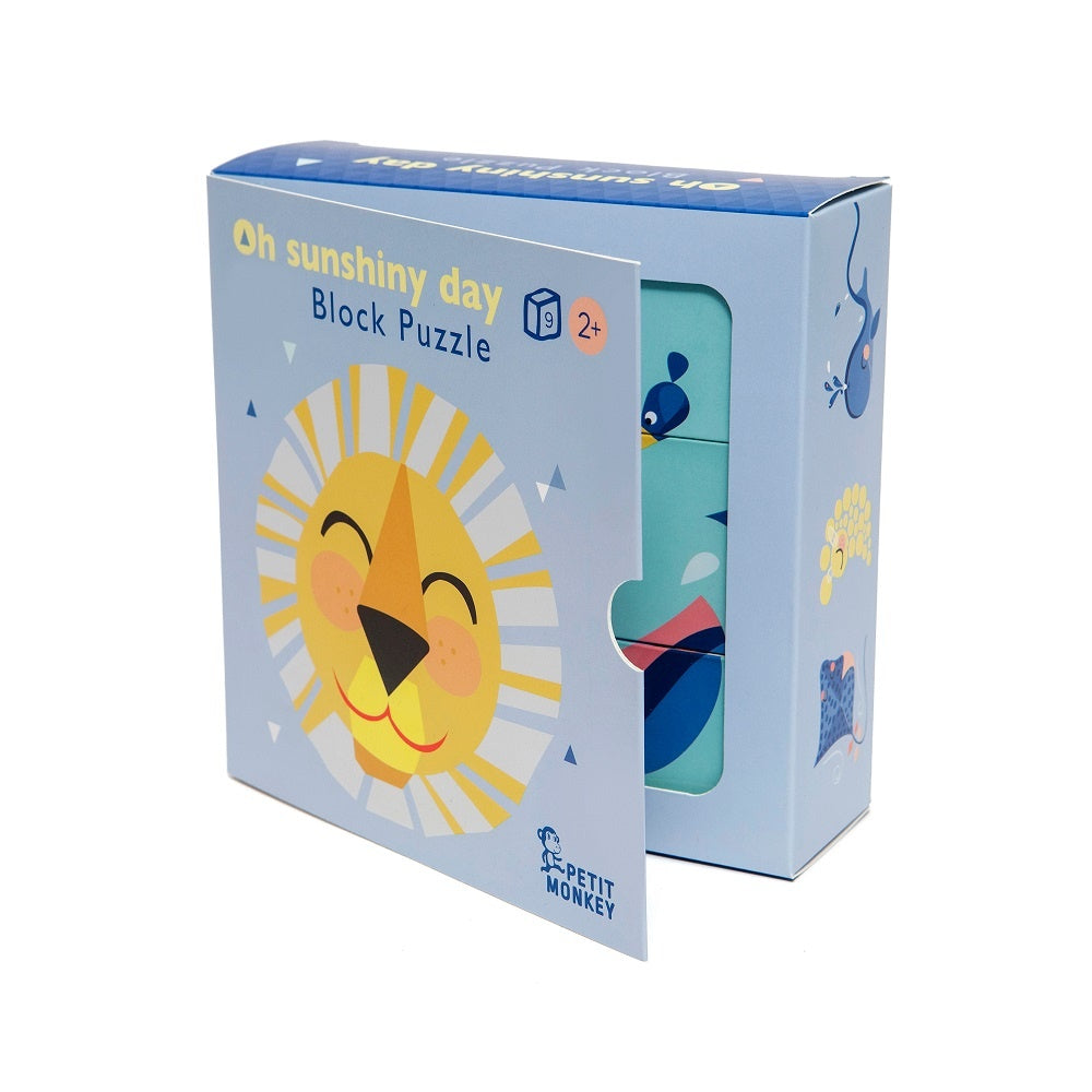Petit Monkey Oh Shiny Day Blokken Puzzel 2