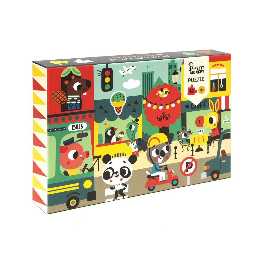 Petit Monkey Puzzel In the City 48 st 1