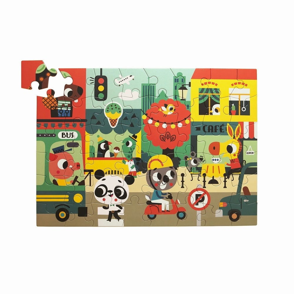 Petit Monkey Puzzel In the City 48 st 2