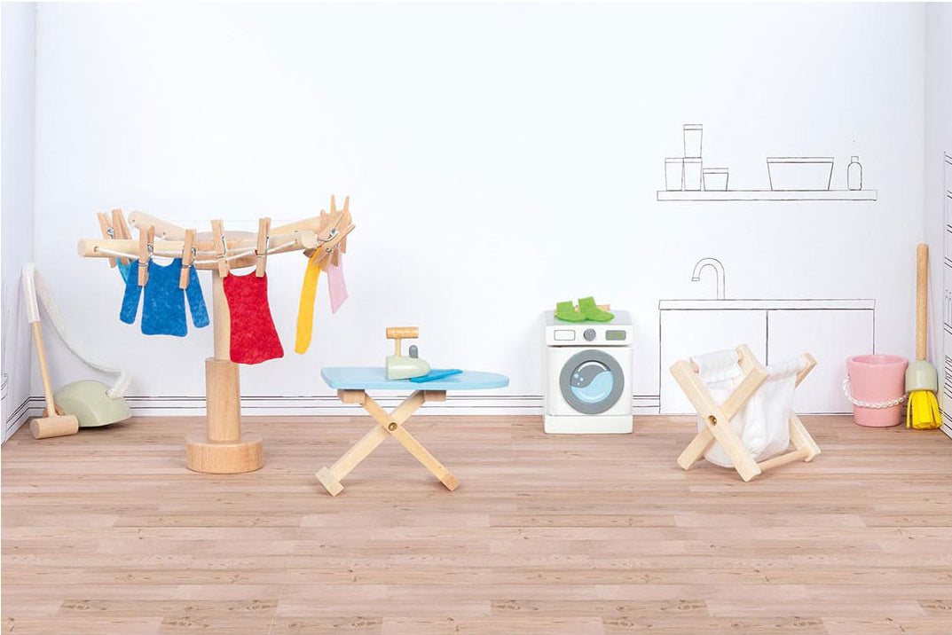 Poppenhuis Wasruimte Accessoires