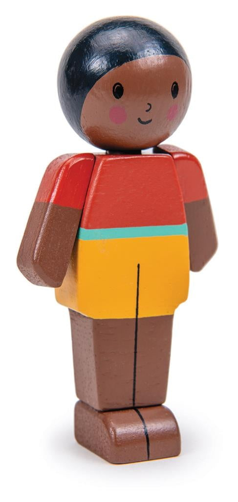 Tender Leaf Toys Poppenhuis Poppetje Mokka Vader 2