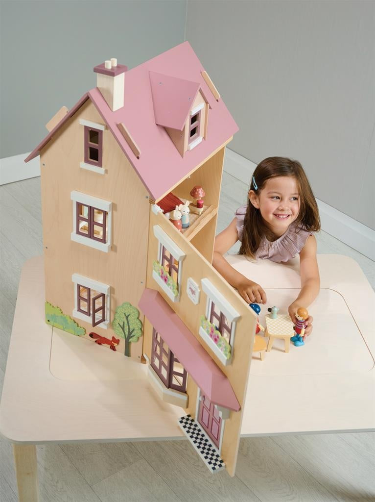 Tender Leaf Toys Poppenhuis Villa met Meubels 4608128_5