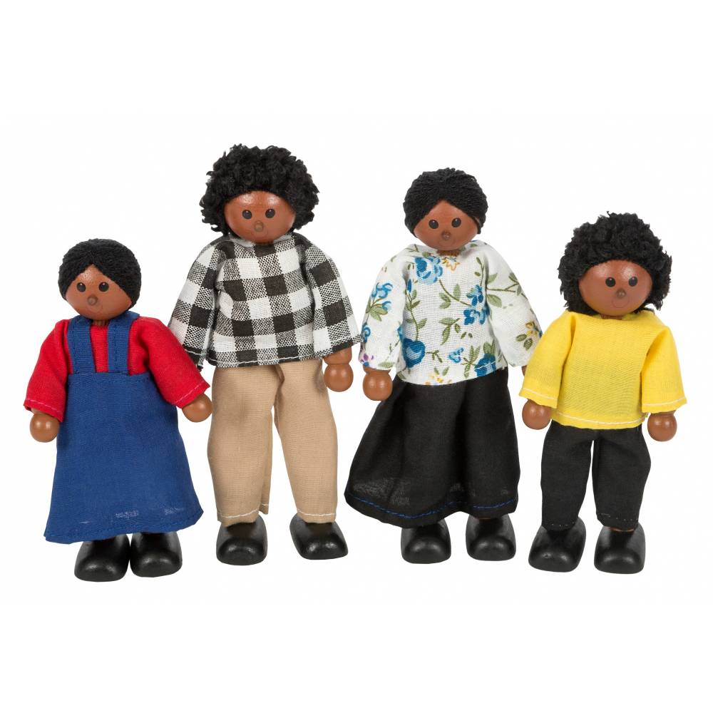 Tidlo Afrikaanse Poppenhuis familie